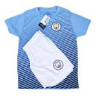 Conjunto Manchester City Celeste - Camisa + Bermuda - Infantil