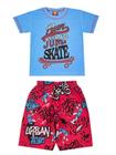 Conjunto Masculino Infantil Run Jump Skate - Lual Kids - Alasca/Carmim