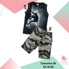 Conjunto menino de malha com estampas diversas brandili