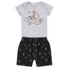 Conjunto Menino Glinny Body Cotton Bermuda Saruel Molecotton