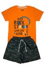 Conjunto Menino RockStar Laranja Ser Menor