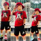 Conjunto menino verão masculino infantil menino Kvani Joy camisa e bermuda shorts tamanhos 2 ao 12