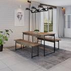 Conjunto Mesa de Jantar Estilo Industrial Active Yescasa