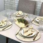 Conjunto Mesa Posta Souplat Completo Medalhão Varias Cores Decorativo