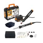 Conjunto Micro Retífica E Ferro De Solda À Bateria 20V Worx