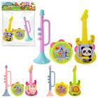 Conjunto Minha Primeira Banda Brinquedo Bandinha Baby 3 Itens Instrumentos Musicais Infantil