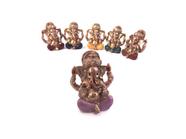 Conjunto Mini Ganesha Bronzeado 5cm