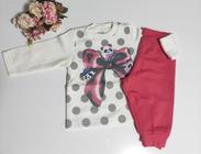 Conjunto moletom bebê moda inverno