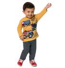 Conjunto Moletom Flanelado Infantil Masculino KYLY