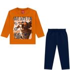 Conjunto Moletom Flanelado Infantil Masculino KYLY