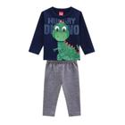 Conjunto Moletom Flanelado Infantil Masculino KYLY