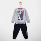 Conjunto Moletom Infantil Longo Marvel Spider Man Menino