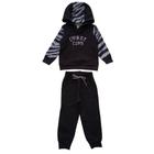 Conjunto Moletom Infantil Menina Preto - Candy Clas