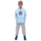 Conjunto Moletom Infantil Meninos Blusa Canguru Capuz e Calça Comprida Quentinho Inverno Escola