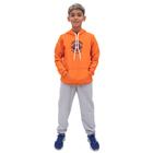 Conjunto Moletom Infantil Meninos Blusa Canguru Capuz e Calça Comprida Quentinho Inverno Escola