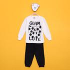 Conjunto Moletom Infantil Mia Kids Peluciado Glam and Cute Feminino