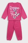 Conjunto Moletom Infantil Pink Estampado - Destak