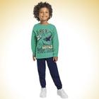 Conjunto Moletom Infantil T- Rex Fakini 01361 - Tam 4 6 8