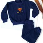 Conjunto Moletom Inverno Infantil Kids Menino Personagens