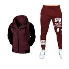 Conjunto Moletom Jaqueta ZIper Blusa Frio New York Inverno