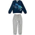 Conjunto Moletom Juvenil Masculino Fechado 14/18 Malwee Kids