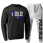 Conjunto Moletom Masculino Gola Careca Sem Capuz Dia a Dia