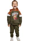 Conjunto moletom masculino infantil