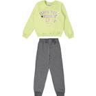 Conjunto Moletom Menina Malwee Kids Ref. 10/18 Ref. 0116710