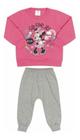 Conjunto Moletom Menina Minnie Disney Marlan D2273 Tam 1 2 3