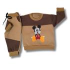 Conjunto Moletom Roupa de Frio infantil Bebê Moletom Grosso