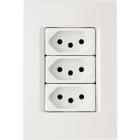 Conjunto Montado Liz 4X2 3 Tomadas Nbr 14136 20A Tramontina