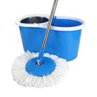 Conjunto Mop Rotatório (Balde 13L, Cesto Inox e 2 refil) Nobre