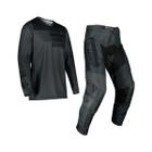 Conjunto Motocross Leatt Moto 3.5 Ride Grafite 42/M