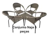 Conjunto Naja 5 peças fibra jardim área