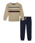 Conjunto Outfit Tommy Hilfiger Knit Jog para meninos, 2 peças