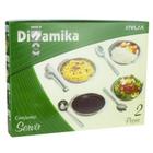 Conjunto p/servir massas DINAMIKA inox 2 pçs