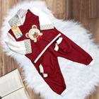 Conjunto Pagão Para Bebe Bordado Com 05 Peças RN a 01 mês e prematuro