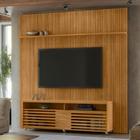 Conjunto Painel e Estante Thundertop Cumaru - CasaH