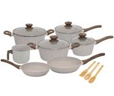 Conjunto Panela Indução Cerâmico Cook 10pç Revestida Tampa