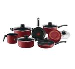 Conjunto Panelas 7 Peças Rochedo Smart Vermelho