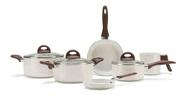 Conjunto Panelas Ceramic 4791/102 Life Smart Plus Brinox 6pçs Vanilla