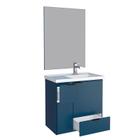 Conjunto Para Banheiro Orquídea 60 Com Espelho Bisotê 600x850 Cozimax Azul