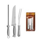 Conjunto Para Churrasco 3 Peças 2554/102 Precision Brinox - Inox