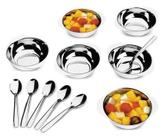 Conjunto para sobremesa com taça e colher 12 peças