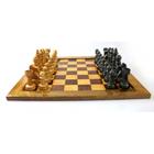 CONJUNTO TABULEIRO CASA 4X4 ESTOJO E PEÇAS - XADREZ BOTTICIELLI / CHESS KING