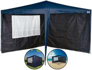 Conjunto Parede Para Gazebo Em Poliéster Oxford Para Acampamento Praia 3m x 3m Mor