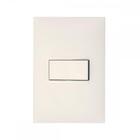 Conjunto Pial Plus+ Branco Com Placa 1 Simples - 611110Bc