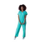 Conjunto pijama algodão cirúrgico unissex (verde) - namastê