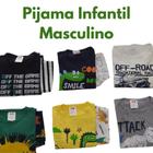 Conjunto Pijama Blusa Casual + Calça Masculino Infantil