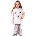 Conjunto Pijama de Plush Infantil Macio Quentinho e Divertido